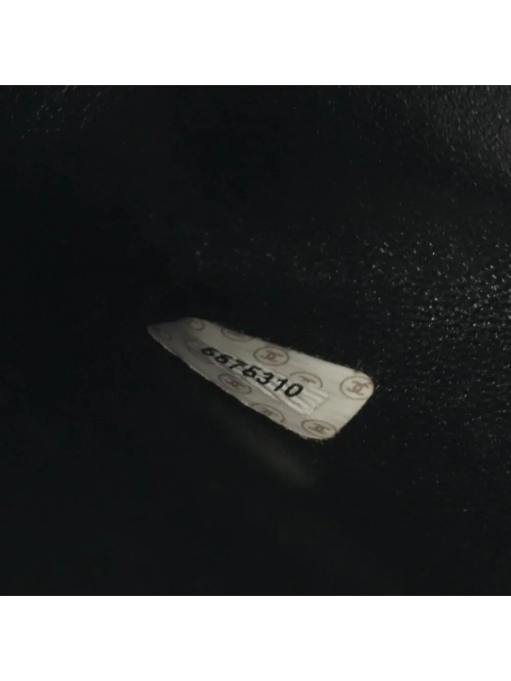 Chanel Handbag CC Logo Black Denim Top Handle